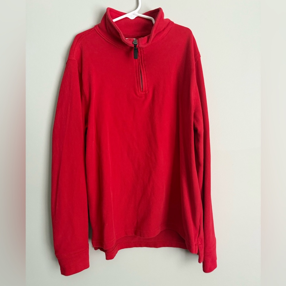 JCrew Crewcuts boys size large quarter zip pullover